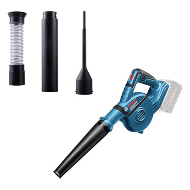 Bosch Professional 18V System Akku Gebläse GBL 18V-120 (inkl. 4x Aufsätze, Standarddüse, Verlängerungsrohr, Bohrlochdüse, Staubauffangbehälter, ohne Akku/ Ladegerät) im Sale